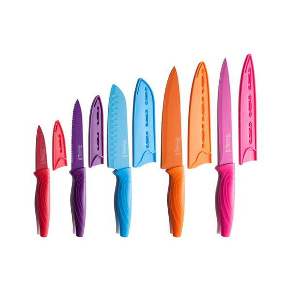 MICHELANGELO Sharp 10-Piece Kitchen Knife Set with Covers
