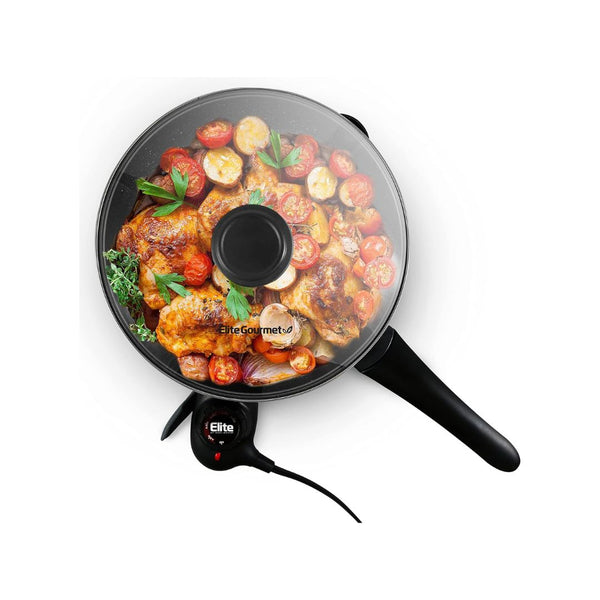Elite Gourmet Scratch Resistant 10.5-inch (2Qt) Fry Pan