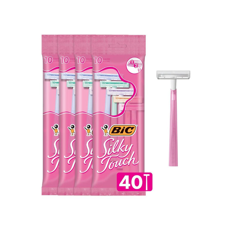40 BIC Silky Touch Women’s Disposable 2 Blade Razors