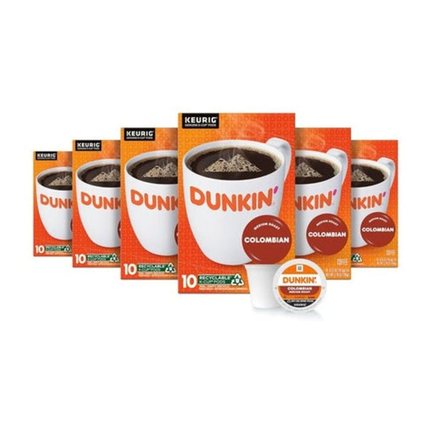 60 Dunkin’ Colombian Medium Roast Coffee Pods