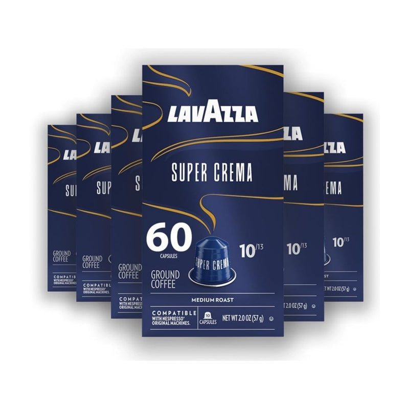 Pack of 60 Lavazza Super Crema Aluminum Capsules