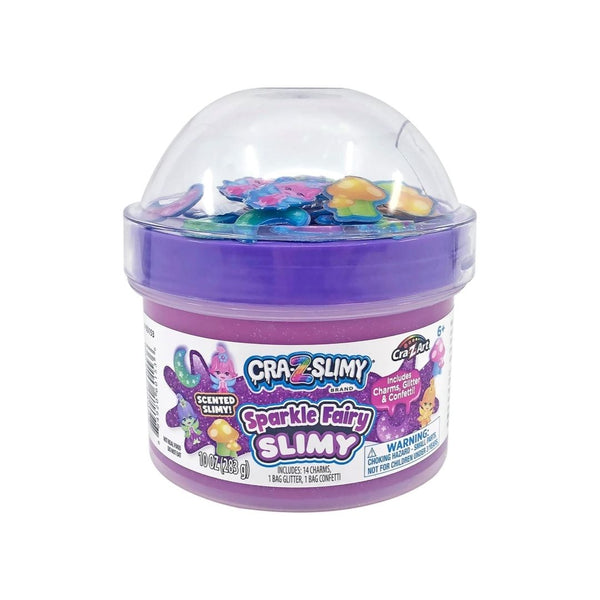 CRA-Z-Slimy Sparkle Fairy Cotton Candy Scented Premade Slime Kit