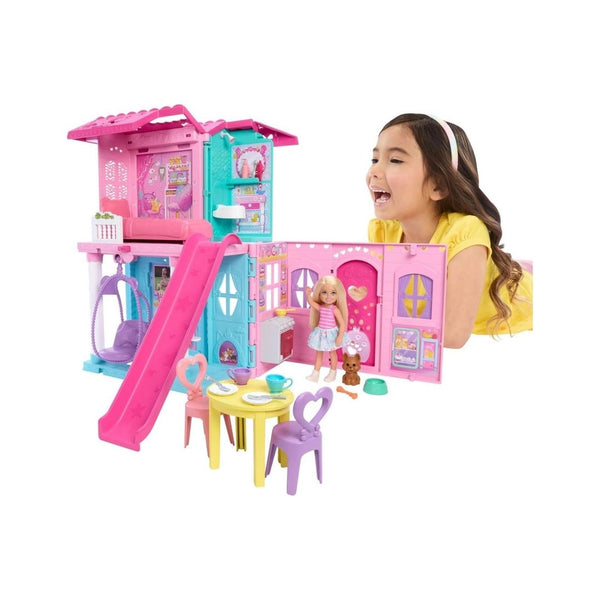 Barbie Chelsea Toy Dollhouse with 15+ Accessories