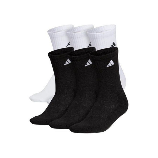 6 Pairs Adidas Men’s Athletic Crew Socks for