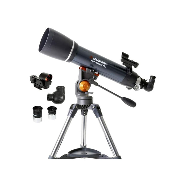 Celestron – AstroMaster 102AZ Telescope – Adjustable-Height Tripod