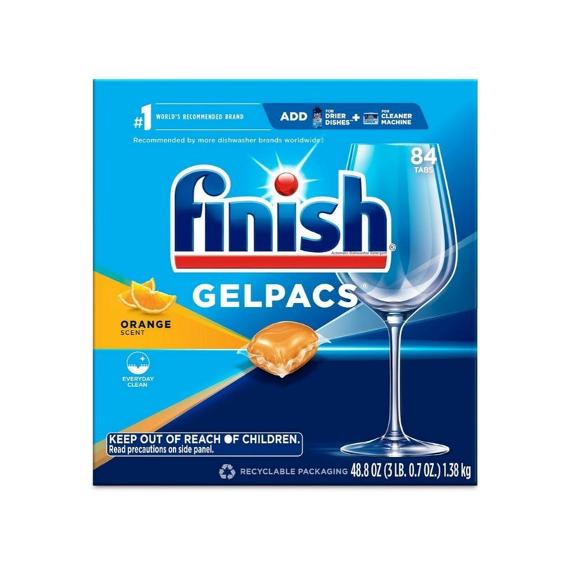 84-Count Finish Gelpacs Dishwasher Detergent