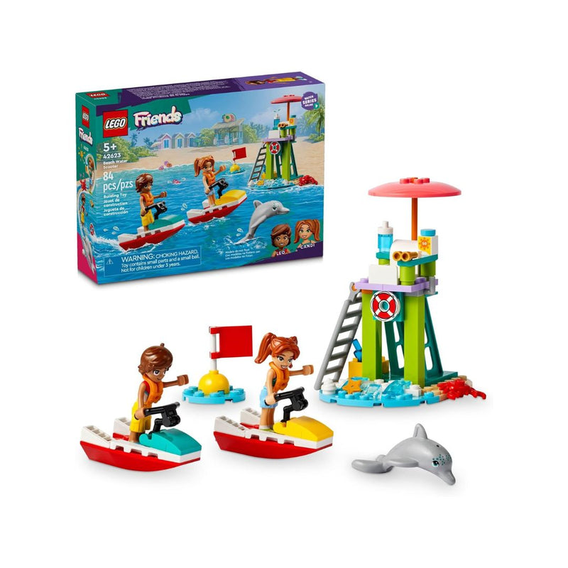 LEGO Friends Beach Water Scooter, Lifeguard Toy Building Set