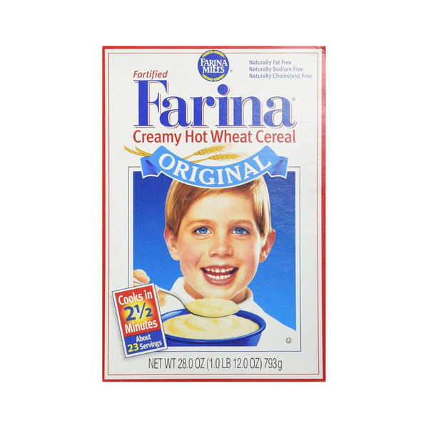 Farina Creamy Hot Wheat Cereal 28oz. Box