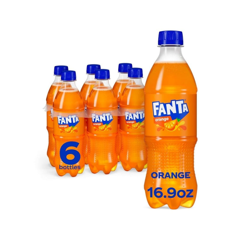 6 Bottles of Coke Diet, Cherry or Zero, Sprite, Fanta and Fresca