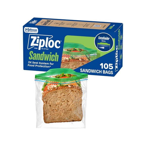 105 Ziploc Sandwich Bags