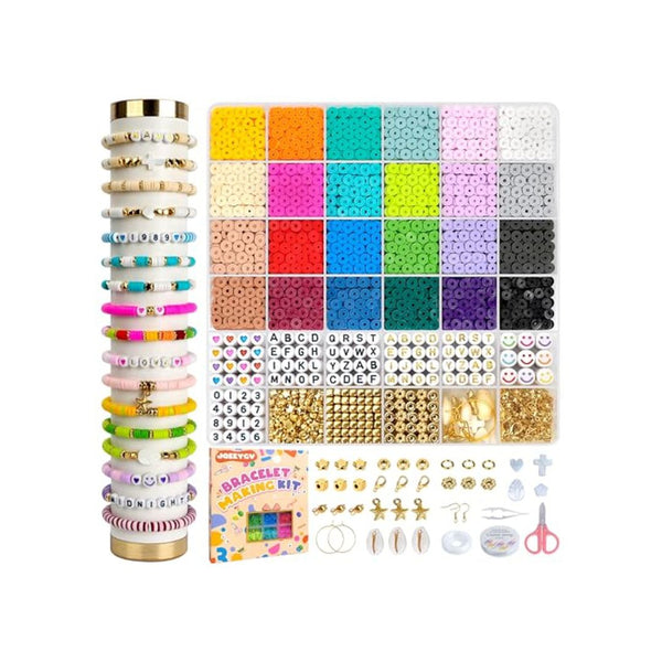 5500-Pcs Kids Clay Beads Bracelet Making Kit
