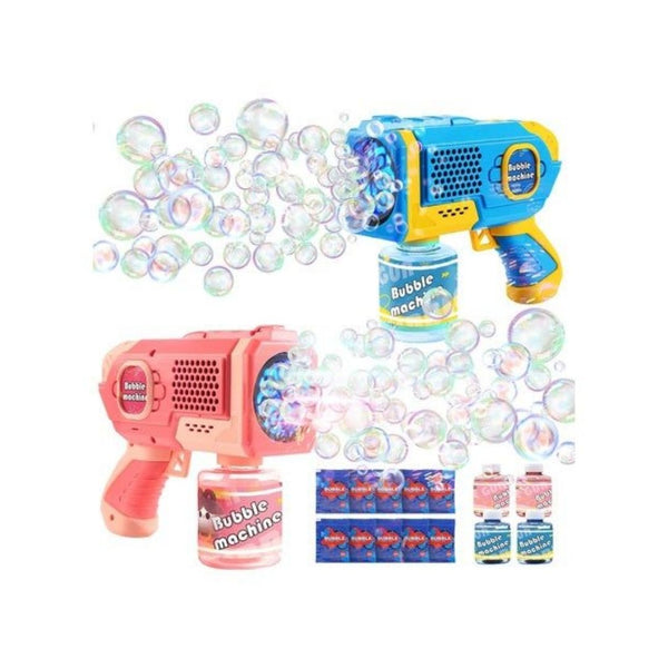 2 Automatic Light-Up Bubble Guns