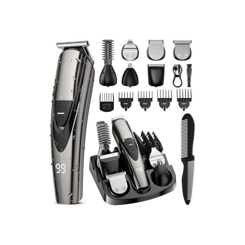 12-in-1 Trimmer Cordless Waterproof Grooming Kit