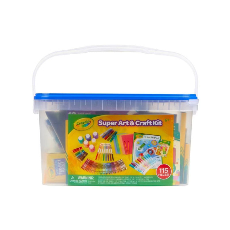 Crayola 115pc Kids’ Super Art and Craft Kit