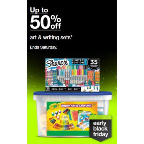 Target: Up To 50% Off Art & Writing Sets!