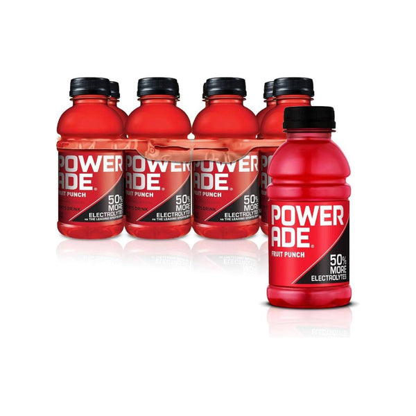 8 Bottles of POWERADE Sports Drink Fruit Punch