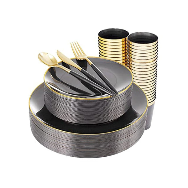 180 Piece Plastic Dinnerware Set