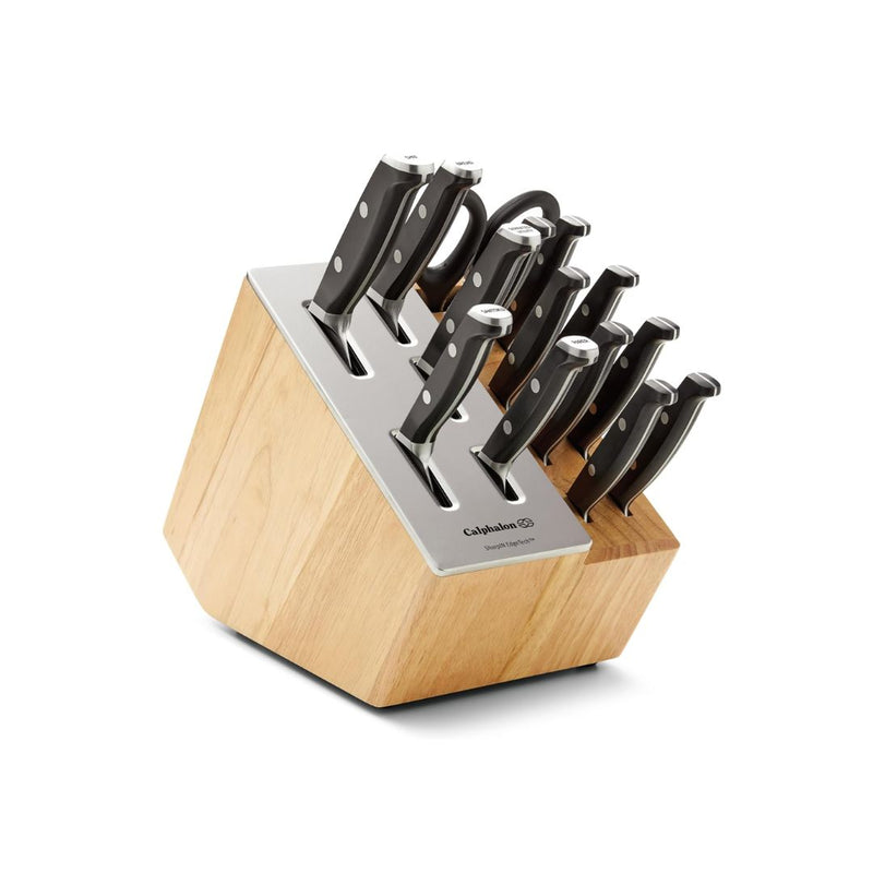 Premier by Calphalon 15-Piece Knife Set with SharpIN Edgetech