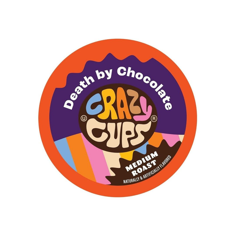 80 Crazy Cups Flavored Coffee Pods, Death by Chocolate
