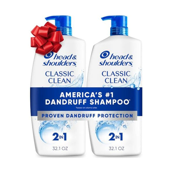 2 Pack Head & Shoulders Anti-Dandruff 2-in-1 Shampoo