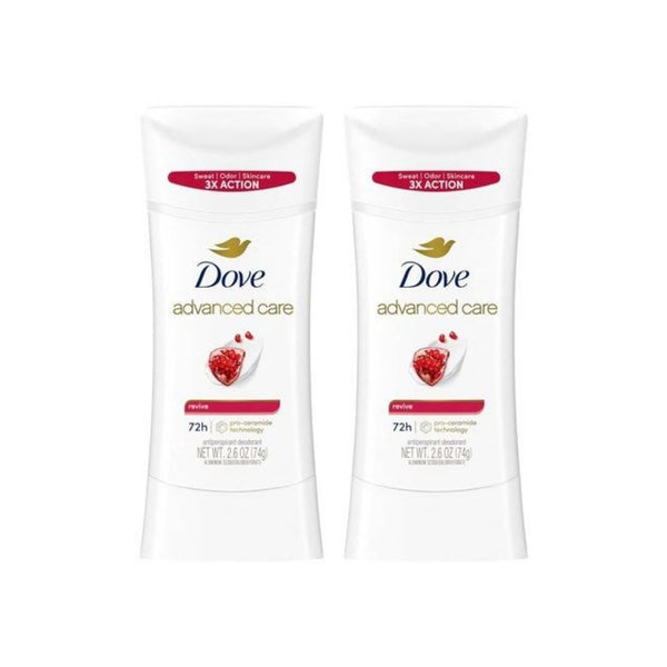 2-Pack Dove Women’s Advanced Care Deodorant