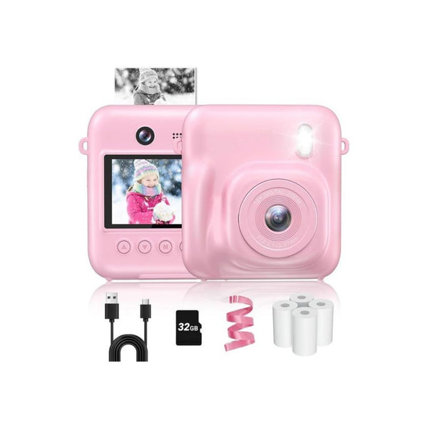 Kids 3-in-1 Instant Print Digital Camera & Video Recorder (2 Colors)