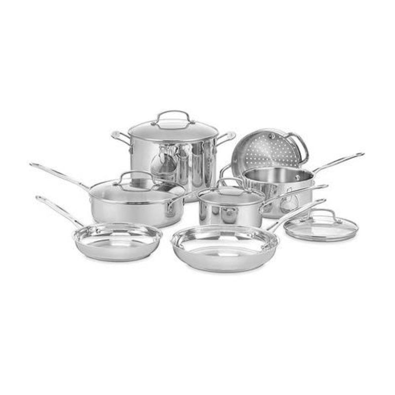 Cuisinart 11-Piece Chef's Classic Stainless Steel Cookware Sets