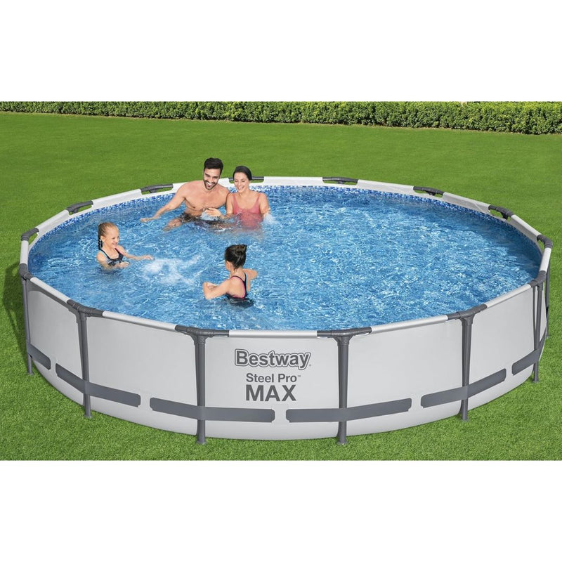 Bestway Steel Pro MAX 14′ x 33″ Round Above Ground Pool Set