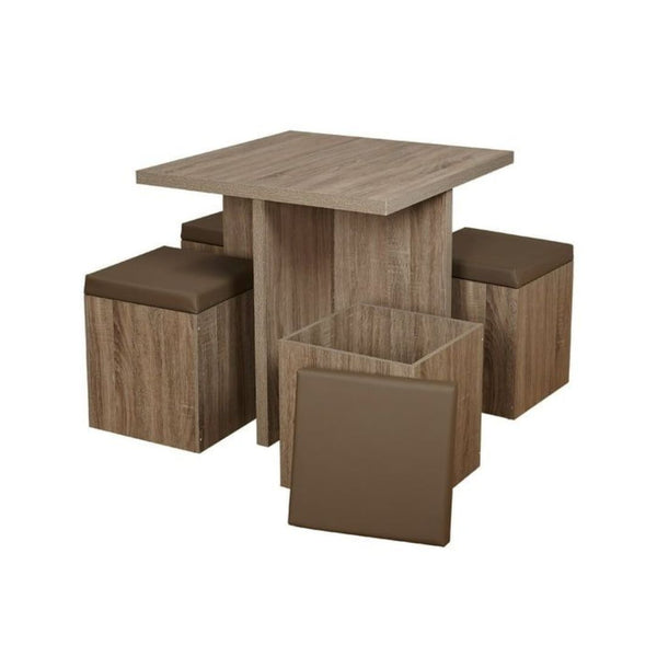 Mainstays 5-Piece Dining Room/Kitchen Set with Storage Ottoman