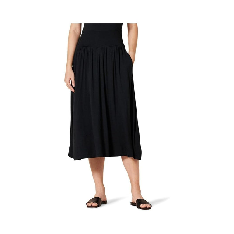 Amazon Essentials Women’s Jersey Pull On Midi Length Skirt