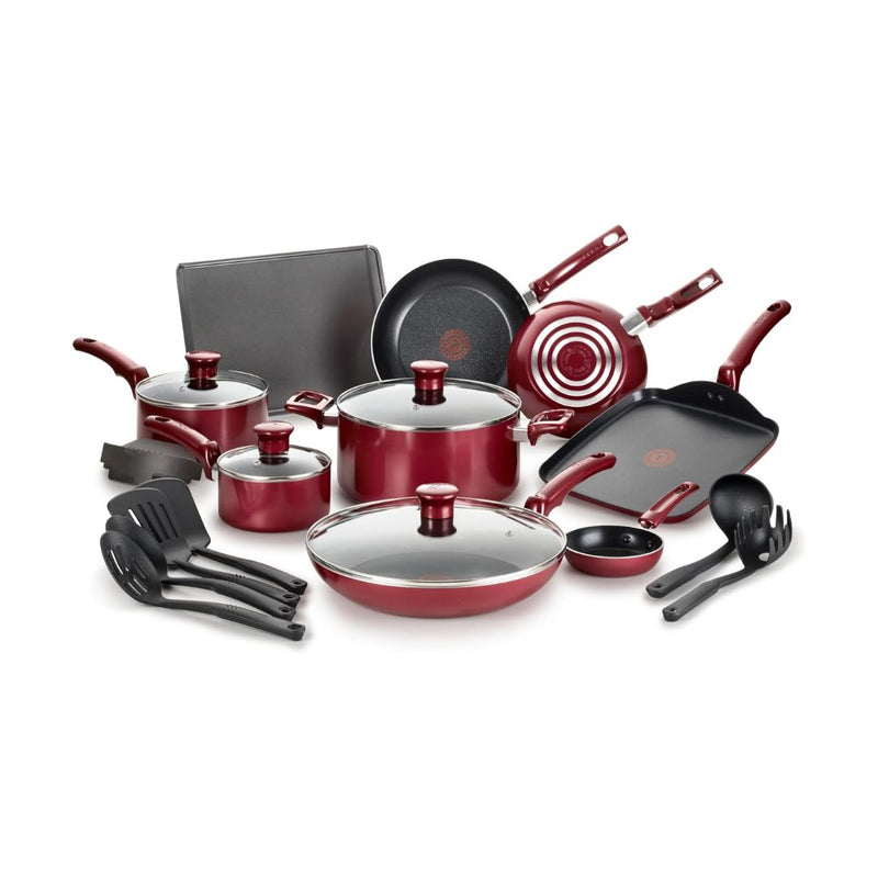 20 Piece T-fal Essence Non-Stick Cookware Set