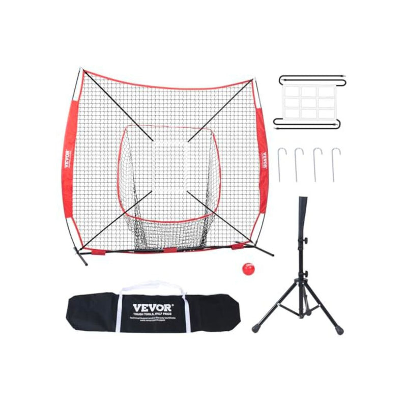 VEVOR 7'x7' Training Baseball Net