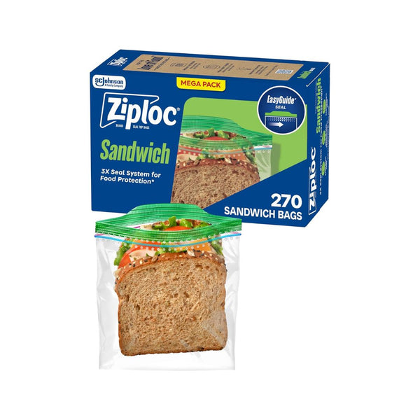 270 Ziploc Sandwich Bags