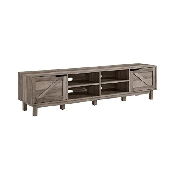 Walker Edison Tinsley Rustic Barn-Door Low TV Stand