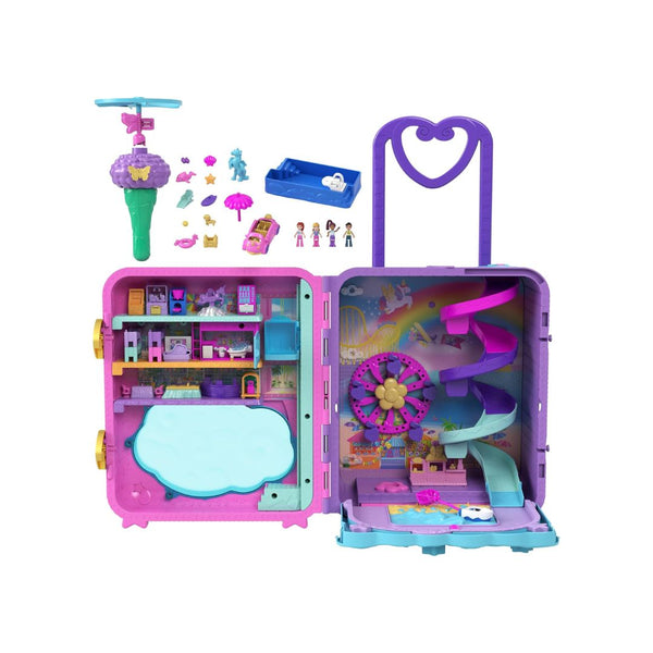 Polly Pocket Pollyville Resort Roll Away Playset