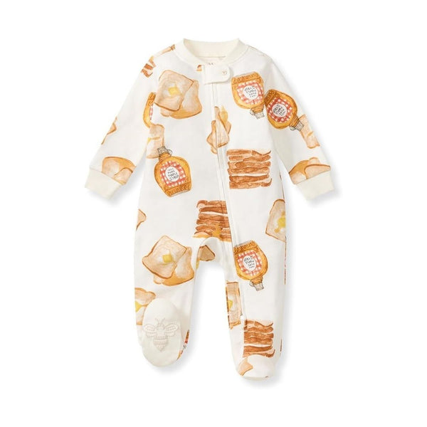 Burt’s Bees Baby Zip Front Romper Jumpsuit Pajamas