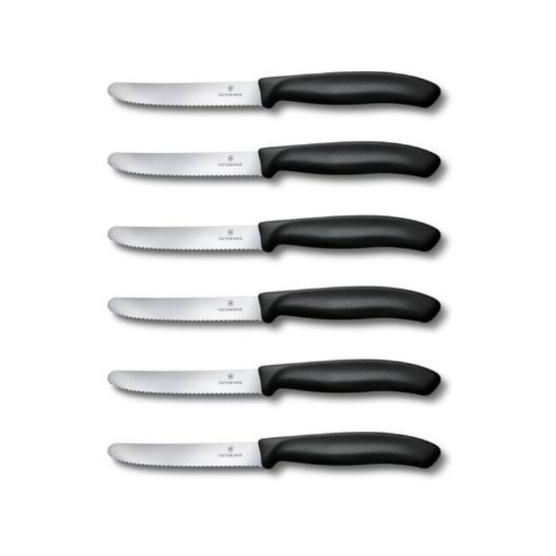 Set of 6 Victorinox Classic Serrated Knives