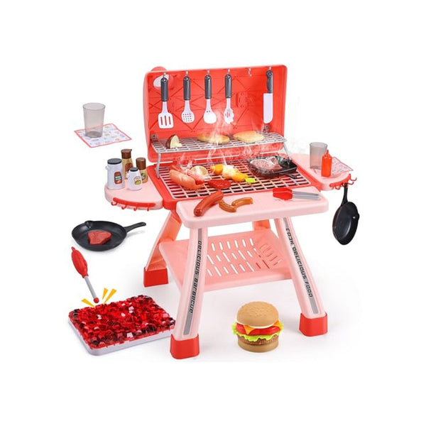 Kids BBQ Grill Playset with Lights and Sounds