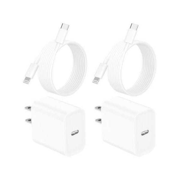 2-Pack 20W USB C iPhone Fast Chargers
