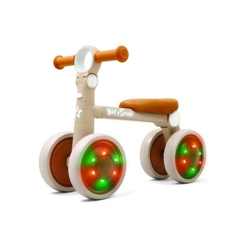 Baby Balance Bike with Adjustable Handlebars & Lights