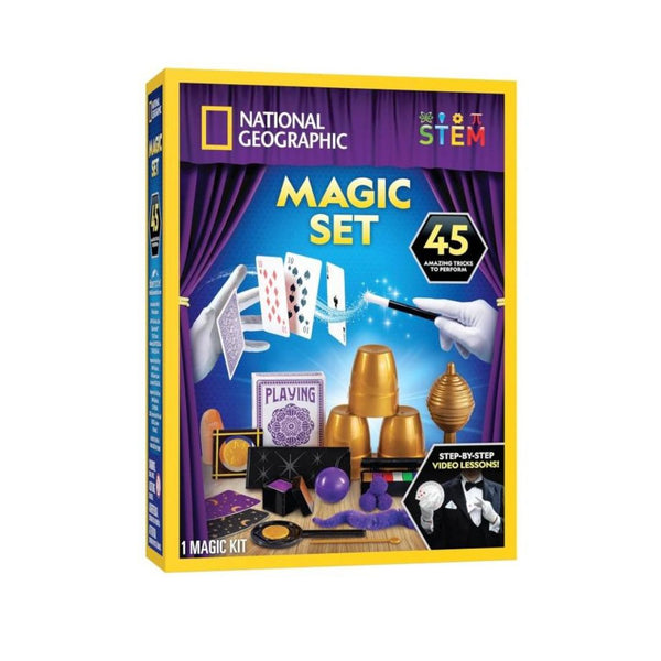 National Geographic Kids 45 Magic Trick Set