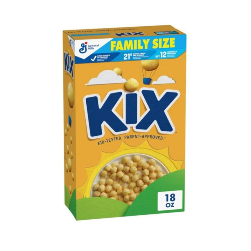 Kix Cereal, Family Size, 18 oz