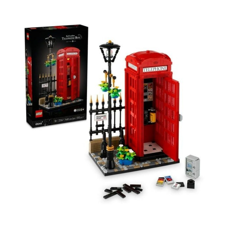 1,460-Pcs LEGO Ideas London Telephone Box Model