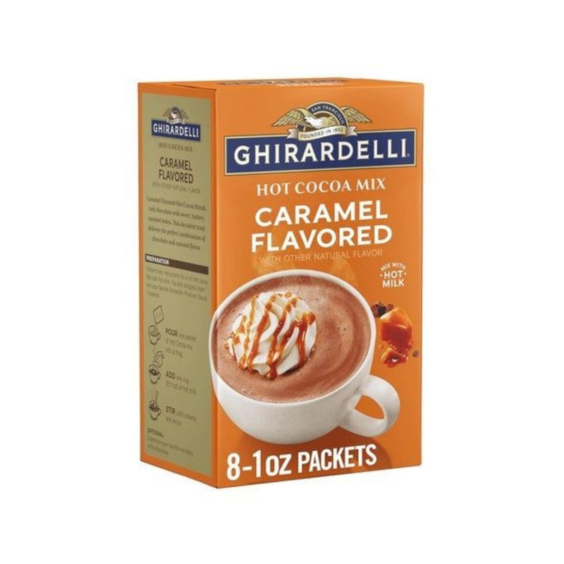 64 Packets Ghirardelli Caramel Hot Cocoa Mix (Kof-K Dairy)