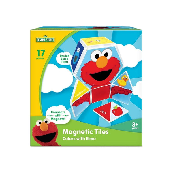 17-Pcs CreateOn Sesame Street Magnetic Building Tiles