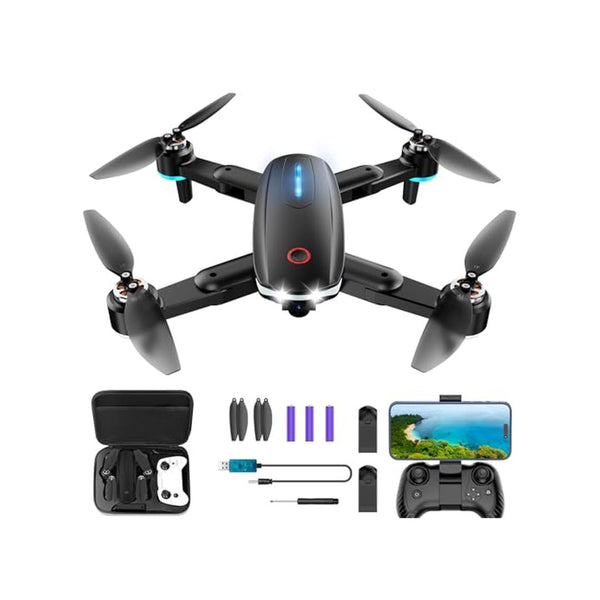 2 Battery 1080P FPV Foldable Camera Drone