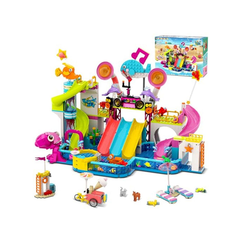 911 Piece Water Park Building Block Set