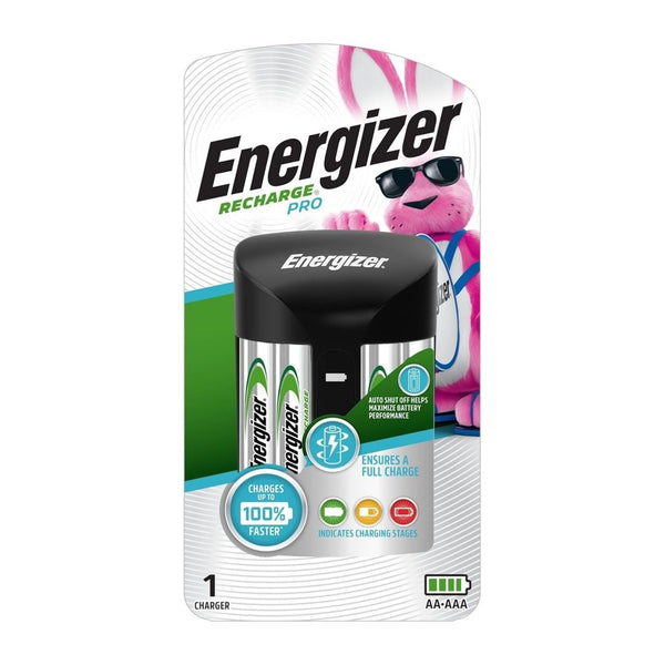 Energizer AAA and AA Battery Charger with 4 AA Batteries