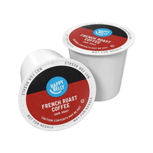 100 Happy Belly Dark Roast Coffee Pods