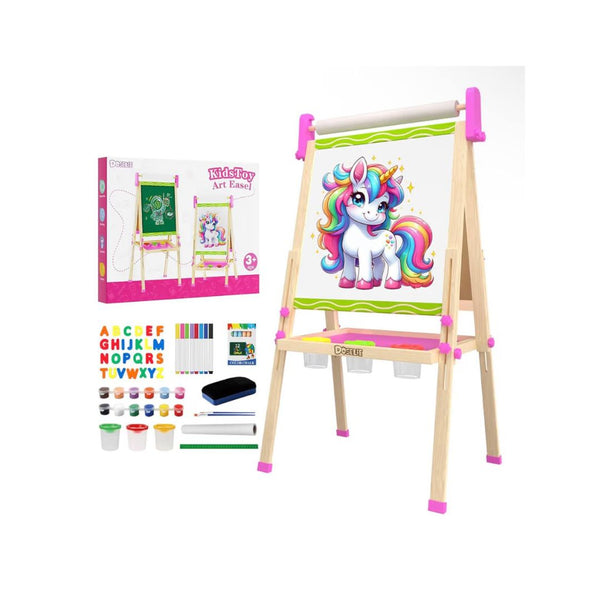 Kids Wooden Art Easel Kit